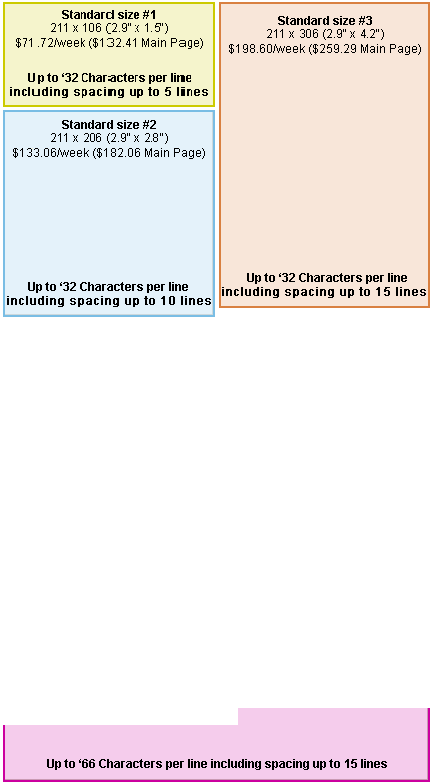Ad Sizes